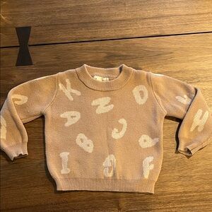 Luna + Luca - Alphabet Jacquard Pullover Sweater
